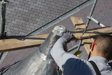Basilique Notre-Dame de Bon-Secours : Chantier phase I