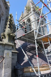 Basilique Notre-Dame de Bon-Secours : Chantier phase I