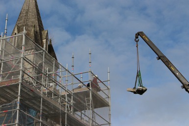 Basilique Notre-Dame de Bon-Secours : Chantier phase I