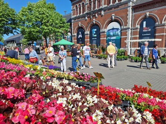 Gare aux fleurs